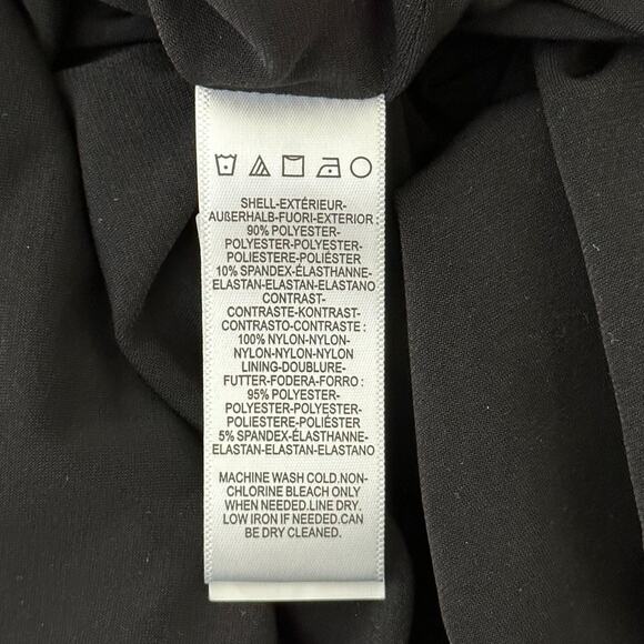 Dress the Population Rayna Illusion Sheer Neck Sheath Dress Black size XXS NWT - Picture 9 of 12